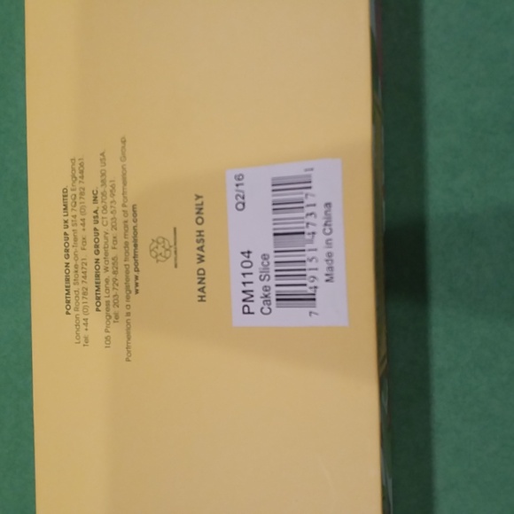 Beautiful New In Box Portmeirion Cake Slicer/Server in Pomona Pattern - Picture 5 of 6